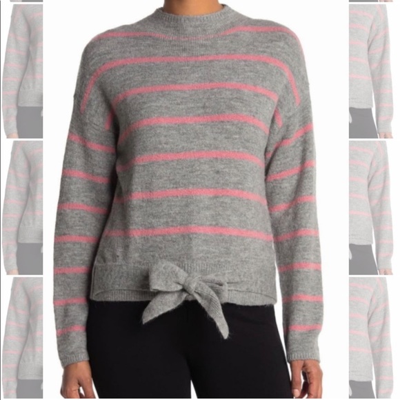 Wayf Sweaters - Wayf mock neck stripe sweater NWT